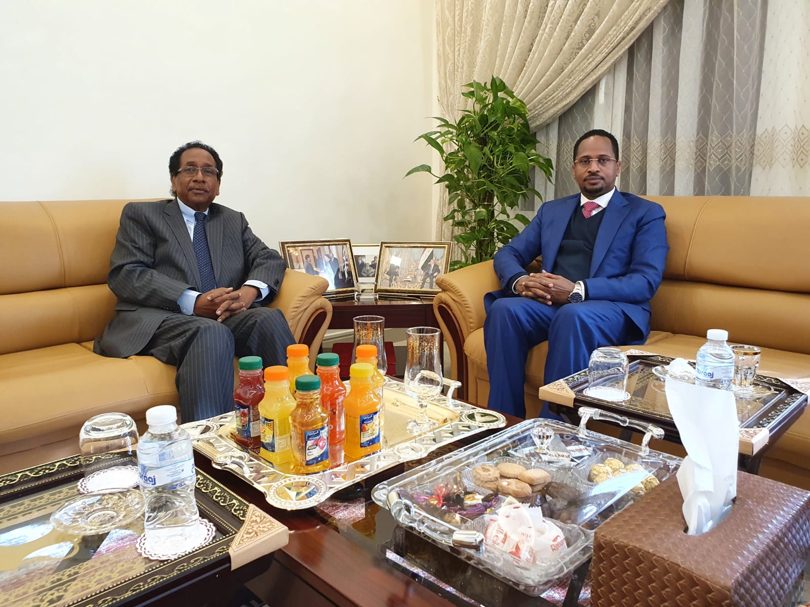 Visit of the Ambassador of the Fedral Democratic Republic of Ethiopia to the Embassy